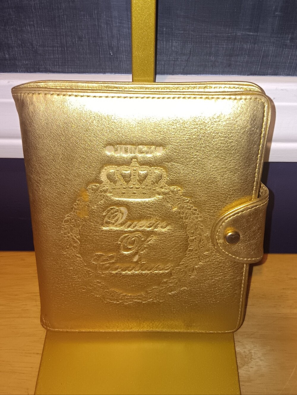 Juicy Couture Vintage Y2k Gold Leather Diary Unused